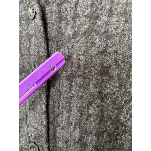 Eileen Fisher Gray Wool Blend Knit Button Up Cardigan Jacket Size Medium NWT - Picture 4 of 13